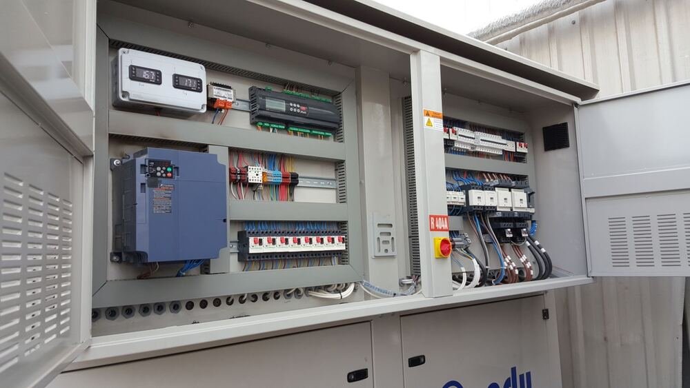 Şok odası dış ünite elektrik kontrol panosu